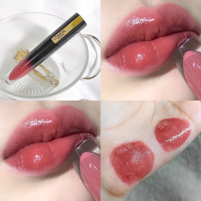 L'Oreal Paris Brilliant Signature High Shine 6.4ML Colour Red Pink Lip - 302 Be Outstanding