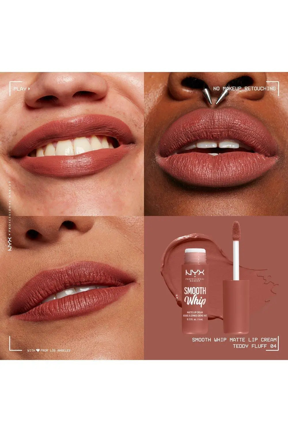 NYX Smooth Whip Matte Lip Cream- Teddy Fluff